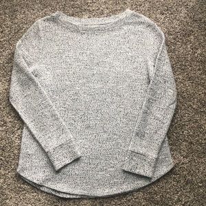 Grey and Black Loft Sweater